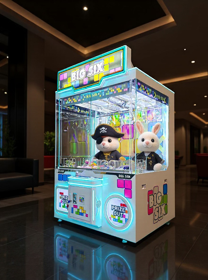 BIG SIX Greifautomat mit Plüschtieren