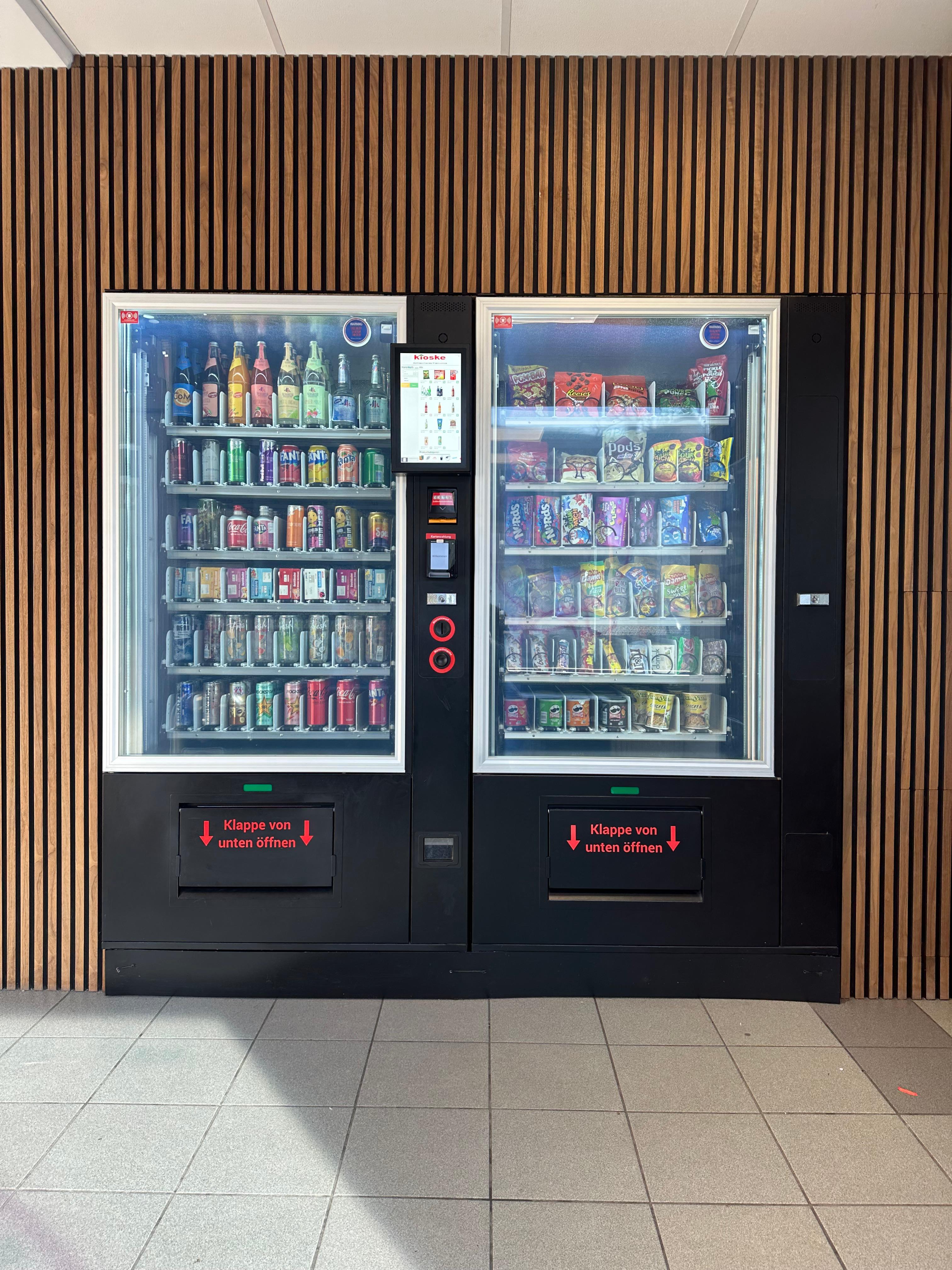 Moderne Getränke- und Snack-Automaten