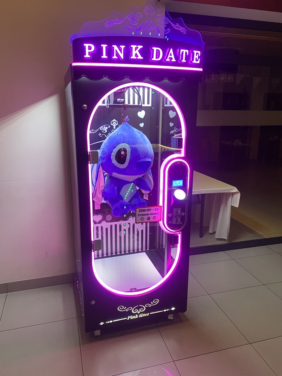 Pink Date de Luxe Scherenautomat mit LED-Beleuchtung